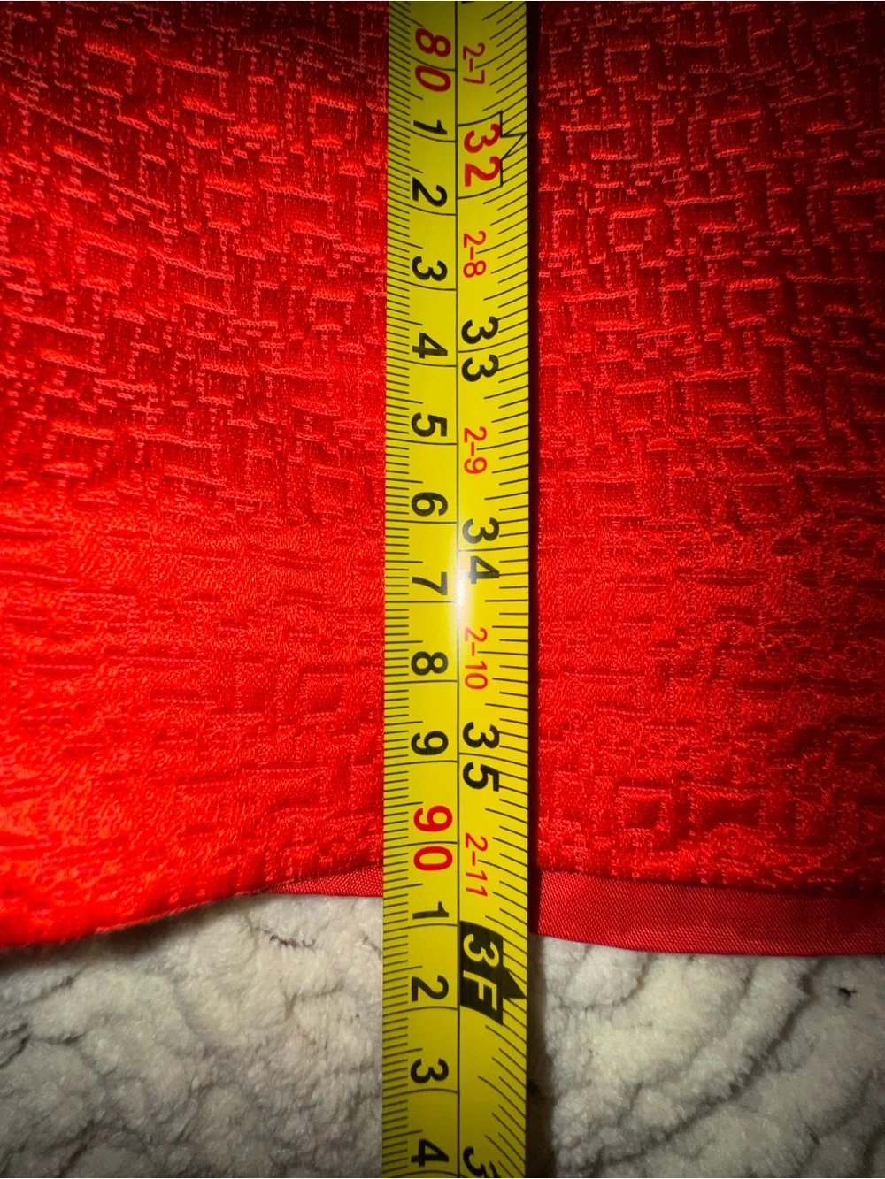 Tory Burch Zachary Poppy Red Textured Silk Blend Sheath Dress Size 4